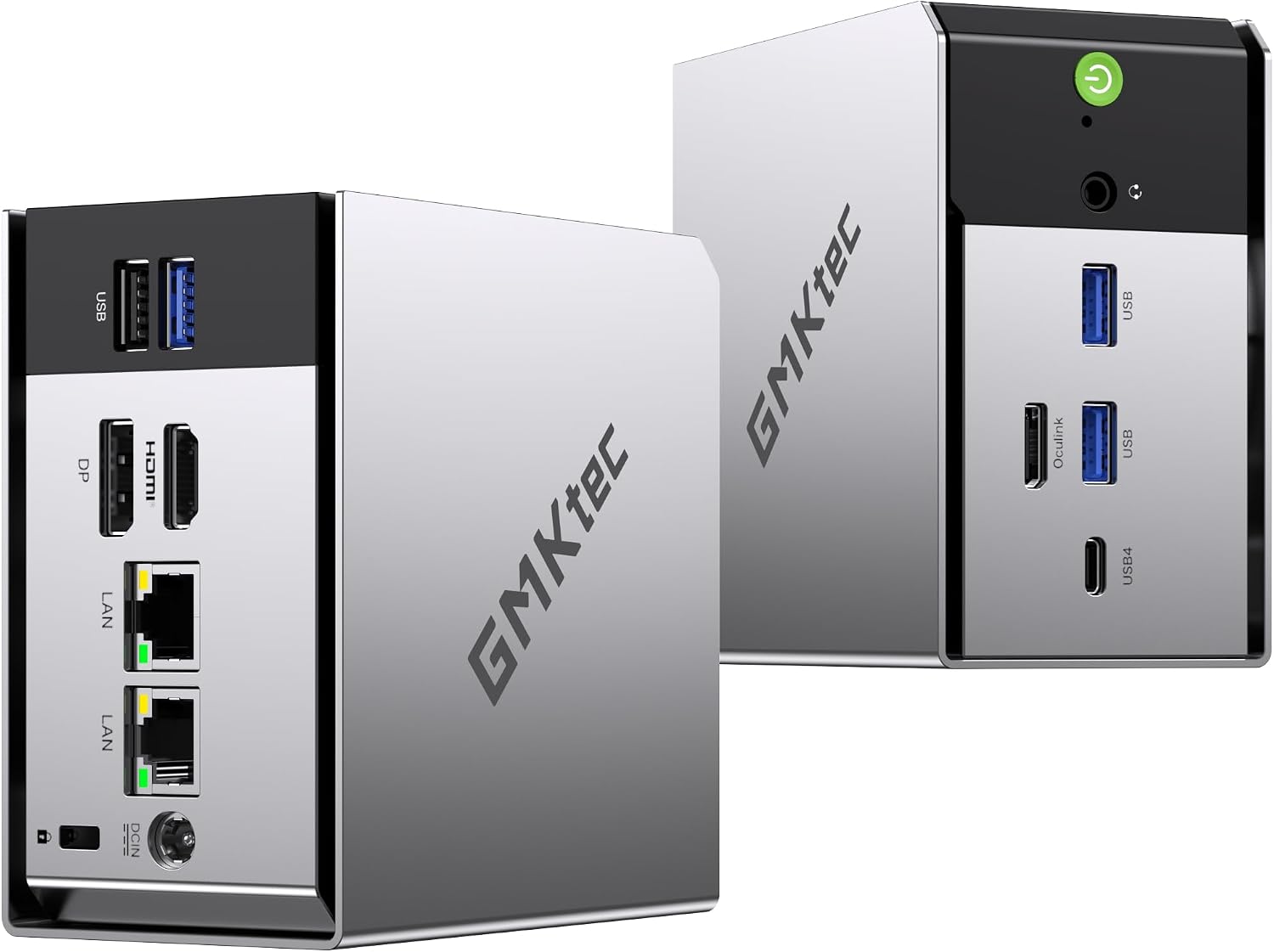 5xPAI NODE device — front and back ports